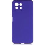 Voyo Xiaomi Mi 11 Lite Kılıf Soft ve Pürüzsüz Yüzey Ipeksi Silikon Kapak Hopy - Saks Mavi