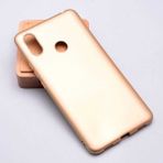 Voyo Xiaomi Mi 8 Se Kılıf Soft ve Pürüzsüz Yüzey Ipeksi Silikon Kapak Hopy - Gold