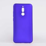Voyo Xiaomi Redmi 8 Kılıf Soft ve Pürüzsüz Yüzey Ipeksi Silikon Kapak Hopy - Saks Mavi