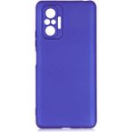 Voyo Xiaomi Redmi Note 10 Pro Kılıf Soft ve Pürüzsüz Yüzey Ipeksi Silikon Kapak Hopy - Saks Mavi