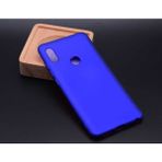 Voyo Xiaomi Redmi Note 5 Pro Kılıf Soft ve Pürüzsüz Yüzey Ipeksi Silikon Kapak Hopy Kapak - Saks Mavi