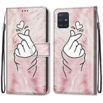 VQWQ Samsung Galaxy A50 için Kılıf - Renkli Boyama Flip Telefon Kılıfı El Kayışı Kart Tutucu Mıknatıslı PU Deri + Samsung Galaxy A50 için Yumuşak Kabuk Cüzdan Kılıfı [DEF] -El