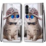 VQWQ Samsung Galaxy A54 5G için Kılıf - Samsung Galaxy A54 5G [DEF] için Renkli Boyama Kapaklı Telefon Kılıfı Mıknatıslı Kart Tutucu Mıknatıslı PU Deri + Yumuşak Kabuk Cüzdan Kılıfı [DEF] -Gözlük