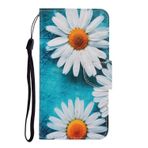VQWQ Samsung Galaxy M11 için Kapaklı Kılıf - Renkli Boyama Deri Cüzdan Kılıf Folyo Kılıf [Manyetik] [Kart Yuvaları] [Kickstand] Samsung Galaxy M11 / Galaxy A11 [XC01] için Kayış Kapaklı -Çiçek-