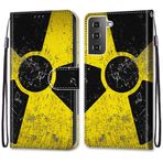 VQWQ Samsung Galaxy S21 Plus için Kılıf - Samsung Galaxy S21 Plus [DEF] için Renkli Boyama Kapaklı Telefon Kılıfı Mıknatıslı PU Deri + Yumuşak Kabuk Cüzdan Kılıfı - Sarı