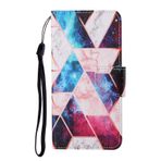 VQWQ Xiaomi Redmi Note 10 Pro için Kapaklı Kılıf - Renkli Boyama Deri Cüzdan Kılıf Folyo Kılıf [Manyetik] [Kart Yuvaları] [Kickstand] Xiaomi Redmi Note 10 Pro [XC04] için Kayış Kapaklı -Mermer-