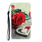 VQWQ Xiaomi Redmi Note 7 Pro için Kapaklı Kılıf - Renkli Boyama Deri Cüzdan Kılıf Folyo Kılıf [Manyetik] [Kart Yuvaları] [Kickstand] Xiaomi Redmi Note 7 / Redmi Note 7 Pro [XC01] için Kayış Kapaklı - Gül Rengi