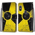 VQWQ Xiaomi Redmi Note 8 için Kılıf - Renkli Boyama Flip Telefon Kılıfı El Kayışı Kart Tutucu Mıknatıslı PU Deri + Yumuşak Kabuk Cüzdan Kapağı Xiaomi Redmi Note 8 [DEF] -Sarı