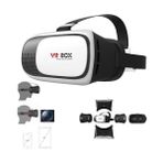 VrBox Sanal Gerçeklik Gözlüğü 3D Deneyim İçin 3,5-6 İnç Akıllı Telefonlarla Uyumlu - Beyaz