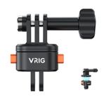 VRIG Claw Mini Manyetik Tripod Montaj Aksesuarı, Temel Set Quick Release Adaptörü, Spor Kamera Hero 13/12/11/10/9, Insta360, AKASO, DJI ve daha fazlası ile uyumlu