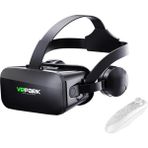 Vrpark J20 3.5mm Kulaklıklı 3D Sanal Gerçeklik Gözlüğü+ Vr Kablosuz Bluetooth KUMANDA-AL4752