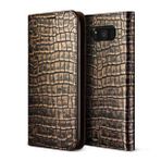 Vrs Design Galaxy S8 Genuine Croco Diary Dark Gold Kılıf