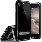 Vrs Design VRSCBEIP7 iPhone 8/ 7 Crystal Bumper Kılıf, Arka Kapak, Parlak Siyah