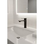 VSA Yeni Siyah Lavabo Bataryası Pirinç Üretim Paslanmaz Sıcak Soğuk Çift Girişli Banyo Lavabo Lüx Musluk