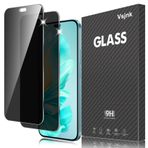 Vsjnk Gözetleme önleyici görüntü koruması, Honor 200 Lite 5G/Honor X8b ile uyumlu, 2 adet mahremiyet sağlar, temperli cam folyo, 9H HD ekran koruyucu folyo, zırh koruma camı, Honor 200 Lite 5G için