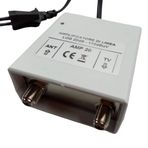 Vsnetwork Kendinden Güçlendirilmiş Dijital Karasal TV Anten Amplifikatörü LTE/4G Filtreli, Maksimum Kazanç 20 dB Ayarlanabilir, İç Mekan, 1 Giriş/1 Çıkış