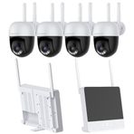 Vstarcam CS613-Y 4 Ptz Kameralı LCD Ekranlı Sesli Kablosuz Wifi Kamera Seti