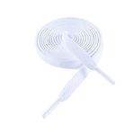 VSUDO 115 cm Düz Sneaker Kar Beyazı Ayakkabı Bağcığı, 8mm Gen. Düz Kar Beyazı Sneaker Ayakkabı Bağı, Kar Beyazı Sneaker Bağcığı, Spor Ayakkabıları için Yedek Ayakkabı Bağları (1 Çift-Kar Beyazı-115cm)