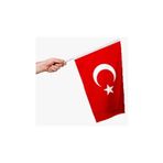 Vt226 Bez Türk Bayrağı Sopalı 30X45Cm (10 Lu Paket)
