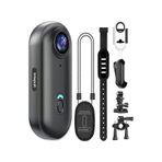 Vtn-01 Mini Wıfı Aksiyon Kamerası 1080p Taşınabilir Vücut Kamerası Giyilebilir Video Kaydedici Siyah