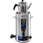 Vtn Vatan 40 Bardak Kapasiteli Çay Makinesi 5 Lt Paslanmaz Çelik Inox Mat Renkli Hızlı Demleme
