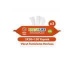 vücut temizleme mendili 50*3 paket