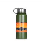 Vuitton 600 ml Paslanmaz Çelik Taşınabilir Termos - Yeşil (Yurt Dışından) - 0,60 lt