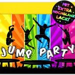 VULAVA 12 x davetiye kartı + çocuk doğum günü ve parti için zarflar - JuMP Party tasarımındaki cesur renkli kartlar erkek kız çocuk çocuk doğum günü ve çocuk partisi için trambolin davetiyesidir