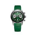 Vulcain Skindiver Chronograph Green Bar253 Erkek Kol Saati - Yeşil