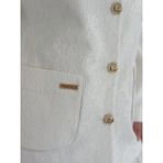 Vuntal Dantel Lüks Ceket - 3XL - Beyaz
