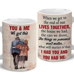 VUNVUT86 You & Me We This Kupa - Komik Kahve Kupası Yıldönümü Hediyeleri, Çift Eş, Koca Erkek Arkadaş Kız Arkadaş Kahve Kupası Beyaz 325 ml