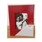 Vural Foto Baskı 100lü 10x15cm Fotoğraf Albümü KIRMIZI - Deri kaplı Foto pencereli - Aile resimleri için album
