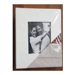 Vural Foto Baskı 200lü 10x15cm Fotoğraf Albümü Beyaz - Deri Kaplı Foto Pencereli - Aile Resimleri Için Album