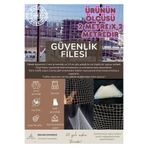 Vural Pencere Filesi 2m x 2 Metre Kalın Ve Sık Dokunmuş Kedi Çocuk Filesi