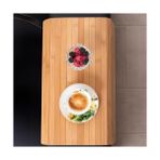 Vuralsin38 220027 Bambu Koltuk Matı Ahşap Kanepe Koltuk Kenarı Sehpa Yan Sehpa Koltuk Katlanabilir Amerkan Servis - 0,5 x 9 cm - 001-Renkli