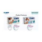 Vuralsin38 Confy Premium Yenidoğan Bebek Bezi 1 Numara | 2-5 kg | 70 Adet | Ekonomik Paket - 0 - 1 Ay