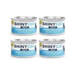 Vuralsin38 Gimcat Kedi Yaş Maması Shinycat Jelly (Jöle Içinde) Ançüezli Ton Balığı 70 gr x 4 Adet