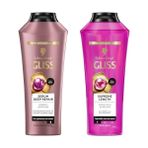 Vuralsin38 Gliss Şampuan Seti (Serum Deep Repair ve Supreme Length, 2 x 400 Ml) - Option-1