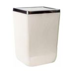 Vuralsin38 Kapaklı Kova, Plastik/çelik, Bej, 6l Lt, 175 x 175 x 260 mm - 000-Siyah - Option-1