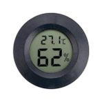 Vuralsin38 Kuluçka Makinasi Için Probsuz Termometre, Termometre Nem Ölçer Dijital LCD Ekran Yuvarlak - 001-Beyaz - Option-1