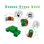 Vuralsin38 Küpü Sonsuz Küp Fidget Popit (Yeşil)