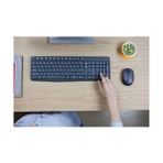 Vuralsin38 Logıtech MK235 Kablosuz Q Trk Siyah Multimedya Klavye - Mouse Set 920-007925 - Adaçayı Yeşili