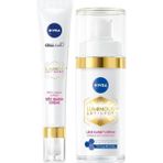 Vuralsin38 LUMINOUS630 Leke Karşıtı Cilt Serumu 30ML, Hyaluronik Asit, E Vitamini, Cilt Tonu Eşitleyici ve LUMINOUS630 Koyu Halka Karşıtı Göz Kremi 15ML - Option-1