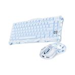 Vuralsin38 Mercury K1+M1 Pro Kablosuz Rgb Işıklı Mekanik Q Gaming Klavye ve Optik Mouse Seti, Ice Blue - Adaçayı Yeşili