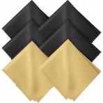 Vuralsin38 Mikrofiber Gözlük Telefon Ekran Temizleme Bezi - Option-1 - (ClearEyelets)Black-RadiantOrchid