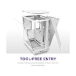 Vuralsin38 Nzxt H6 Orta Kule Atx Pc Kasası, Kompakt Çift Odacıklı Tasarım, Panoramik Temperli Cam, Yüksek Hava Akışı, 3x 120MM Fan Dahil, Kablo Yönetimi, Beyaz - 1 GB - Acı Kahverengi - Option-1