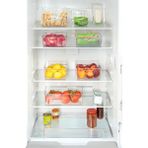 Vuralsin38 Pazar Kapısı 3 Lü Kırılmaz Ultra Dayanıklı Buzdolabı Düzenleyici Organizer Kutu Şeffaf Set (3 Boy Kutu Set) - 0 Siyah - Option-1