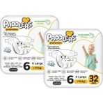 Vuralsin38 Protection Bebek Bezi 6 Numara X-Large (15+ Kg) 64 Adet – 2’li Set, Maksimum Koruma - 0 - 1 Ay