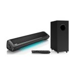 Vuralsin38 Saiyin Subwoofer'lı Tv Için Ses Çubuğu, 2.1 Derin Bas, Küçük Soundbar, Tv Monitörü, Hoparlör, Ev Sineması Surround Ses Sistemi, Bluetooth/aux/optik Bağlantılı, Duvara Monte Edilebilir 17 Inç - 01-Siyah