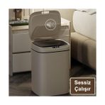 Vuralsin38 Sensörlü Şarjlı 16 Litre Çöp KOVASI/GT-SC13 - 000-Siyah - Option-1